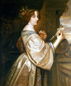 Krisztina svéd királynő (1626-1689) portréja. David Beck festménye, amelyet a Gripsholm kastélyban őriztek.