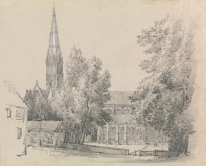 Kilátás a salisburyi katedrálisra