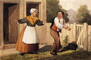 A részeg férj, 1818 körül