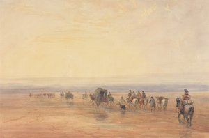 Lancaster Sands átlépése alkotó: David Cox