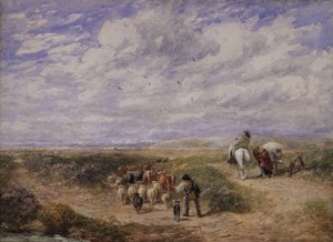 Tartsa a bal utat, 1854 alkotó: David Cox