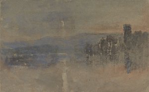 Holdfény tájkép alkotó: David Cox