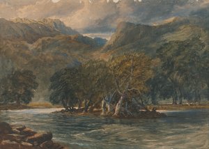 A Conway-folyón, Észak-Walesben alkotó: David Cox