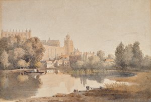 The Curfew Tower, Windsor alkotó: David Cox