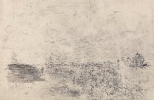 A szél a Heath-on alkotó: David Cox