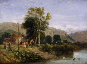 A kompra várva, 1845 alkotó: David Cox