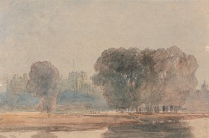Windsori kastély a Brocas felől alkotó: David Cox
