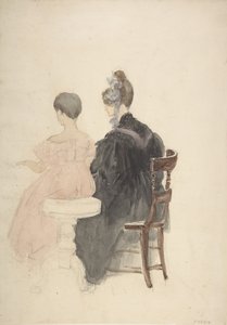 Zongoralecke, 1800-1859. alkotó: David Cox the elder