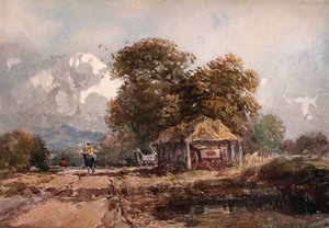 A kocsiszín, 1841 alkotó: David Cox the elder