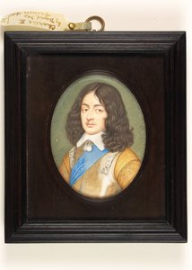Charles II as a young man (watercolor on vellum)