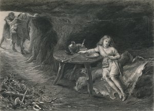 „Imogen in the Cave Cymbeline”, 1870 alkotó: David Desvachez