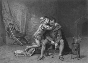 "Arthur herceg és Hubert King John", 1870. alkotó: David Desvachez