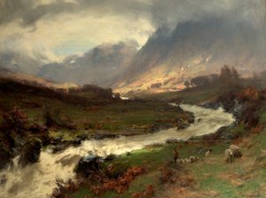 Break in the Storm, Glen Lyon, Perthshire, Skócia, 1891-92