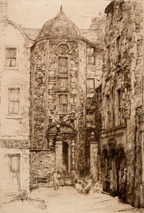 Strathmartine szállás, XX. század (rézkarc)