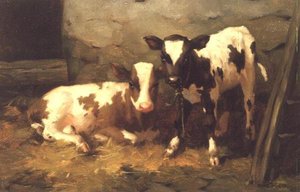 Borjak egy istállóban alkotó: David Gauld