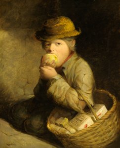Gyufa eladó, 1859 körül (olaj, vászon)
