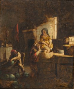Krautkészítés, 1859 körül (olaj, vászon)