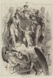 Az újév behozatala alkotó: David Henry Friston