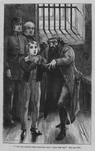 Illusztráció Oliver Twisthez, Charles Dickens (metszet)