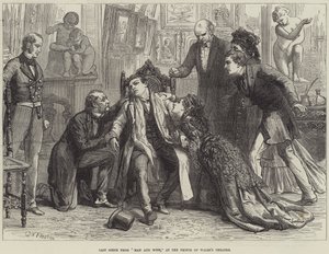 Utolsó jelenet a Férfi és feleségből, a walesi herceg színházában alkotó: David Henry Friston