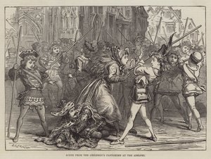 Jelenet a Gyermekpantomimból az Adelphiben alkotó: David Henry Friston