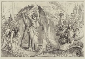 A Pantomimes, készül az átalakulás jelenetére alkotó: David Henry Friston