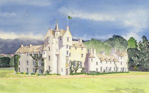 Ballindalloch kastély, 1995 (wc) alkotó: David Herbert