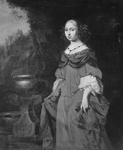Anna Dorothea, 1640-1713, Holstein-Gottorp hercegnője, Quedlinburg apátnője alkotó: David Klöcker Ehrenstrahl