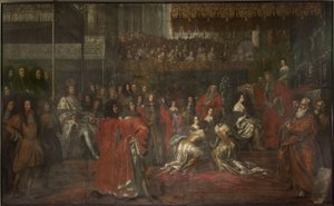 Az idősebb Ulrika Eleonóra királyné (1656-1693) koronázása alkotó: David Klöcker Ehrenstrahl