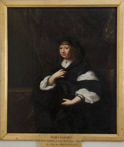 Mária Erzsébet, 1610-1684, szász hercegnő, Holstein-Gottorp hercegnéje alkotó: David Klöcker Ehrenstrahl