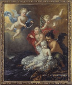 Ulrik (1684-1685), svéd herceg, halálának allegóriája alkotó: David Klöcker Ehrenstrahl