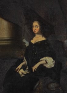 Holstein-Gottorpi Hedvig Eleonóra portréja (1636-1715) alkotó: David Klöcker Ehrenstrahl