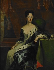 Hedvig Sofia svéd hercegnő, Holstein-Gottorp hercegnő portréja 1681-1708, XVII. század vége. alkotó: David Krafft von