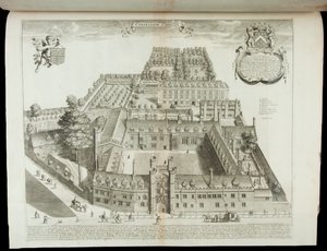„Collegium Christi”, Cambridge Christ’s College képe, 1690