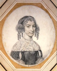 Egy hölgy portréja alkotó: David Loggan