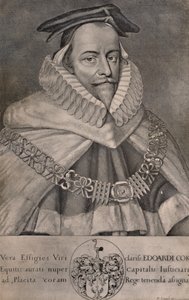 Sir Edward Coke, angol jogász, író és politikus, c1666, 1894