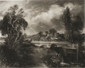 Egy zsilip a Stouron, Suffolk