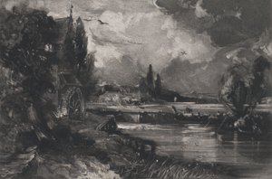 Egy malom, 1829. alkotó: David Lucas