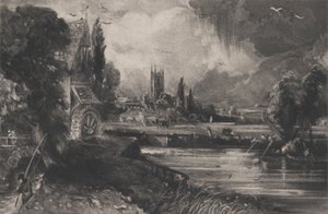 Egy malom, 1832. alkotó: David Lucas