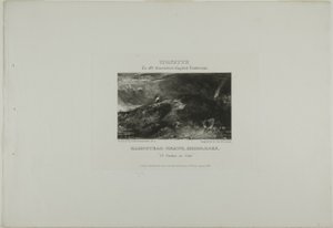 Vignetta Constable úr Angol tájképéhez. Hampstead Heath Middlesex. Ut Umbra sic Vita alkotó: David Lucas