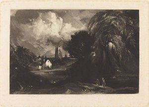 Stoke-by-Nayland alkotó: David Lucas after John Constable