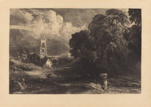 Stoke-by-Nayland alkotó: David Lucas after John Constable