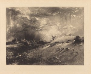 Nyári délután, zuhany után alkotó: David Lucas after John Constable