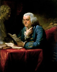 Benjamin Franklin portréja