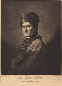 Jean-Jacques Rousseau alkotó: David Martin after Allan Ramsay