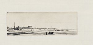 Ayr Beach alkotó: David Muirhead Bone
