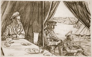 Várva a sebesültekre, illusztráció a 
