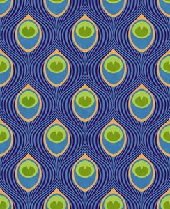 Peacock Blue, 2019 (digitális vegyes technika)