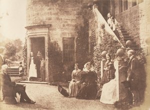 Bonaly Towers. Lord Cockburn otthona, 1843-47. Alkotók: David Octavius Hill, Robert Adamson, Hill & Adamson. alkotó: Hill and Adamson