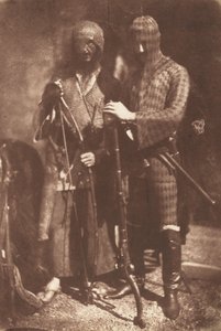 Afgán vagy cserkeszi páncél, 1843. Alkotók: David Octavius Hill, Robert Adamson. alkotó: David Octavius Hill, Robert Adamson